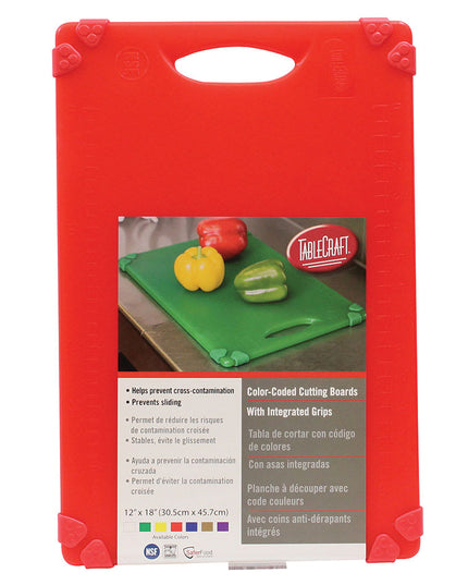 Thớt Chống Trượt Tablecraft CBG1218ARD Polyethylene 30 x 46 cm Đỏ