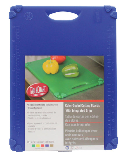 Thớt Chống Trượt Tablecraft CBG1520ABL Polyethylene 38 x 51 cm Xanh Dương