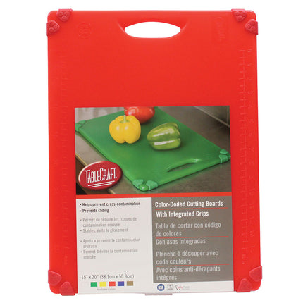 Thớt Chống Trượt Tablecraft CBG1520ARD Polyethylene 38 x 51 cm Đỏ