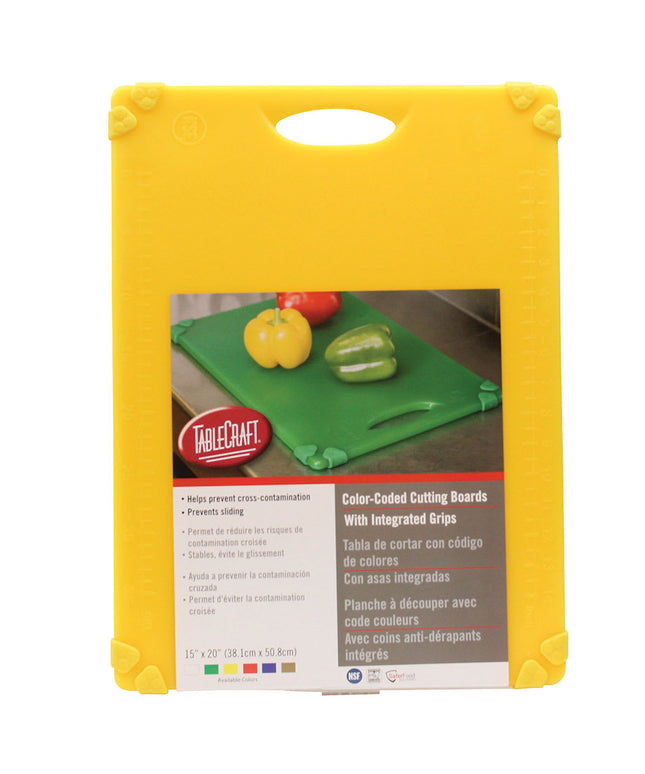 Thớt Chống Trượt Tablecraft CBG1520AYL Polyethylene 38 x 51 cm Vàng