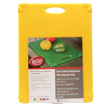 Thớt Chống Trượt Tablecraft CBG1520AYL Polyethylene 38 x 51 cm Vàng