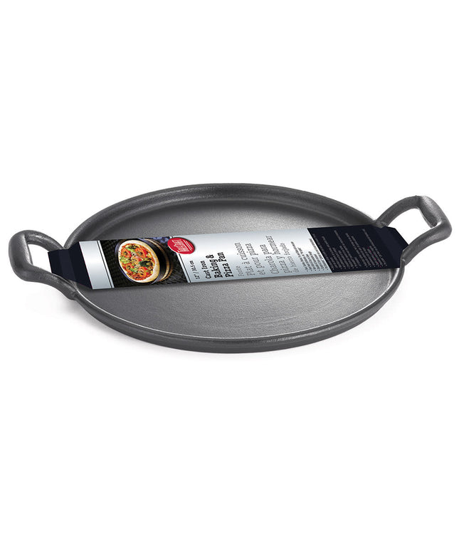 Khay Pizza Có Tay Cầm Tablecraft CW30118 34.3 cm Gang