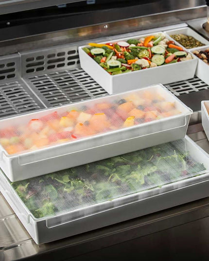Tablecraft CW5032 Half Size Food Pan Cover - Acrylic, Translucent
