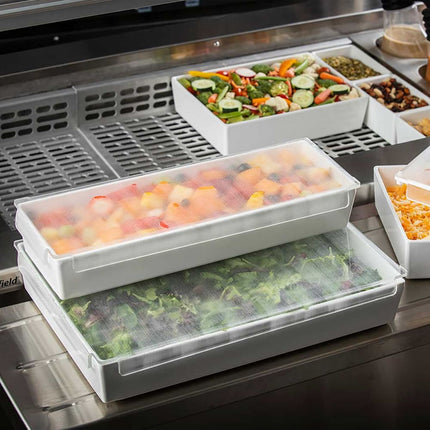 Tablecraft CW5032 Half Size Food Pan Cover - Acrylic, Translucent