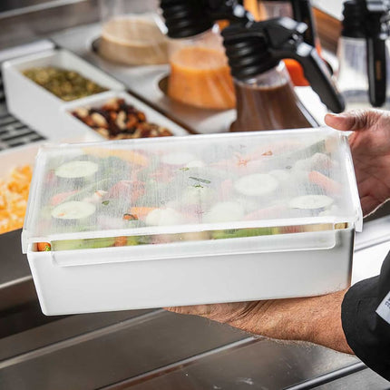 Tablecraft CW5032 Half Size Food Pan Cover - Acrylic, Translucent