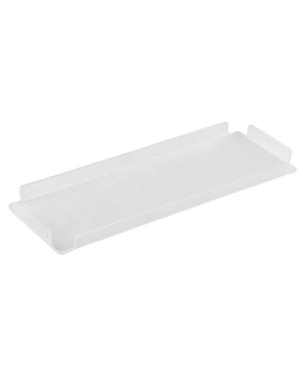 Tablecraft CW5034 Half Long Size Food Pan Cover - Acrylic, Translucent
