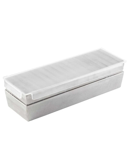 Tablecraft CW5034 Half Long Size Food Pan Cover - Acrylic, Translucent
