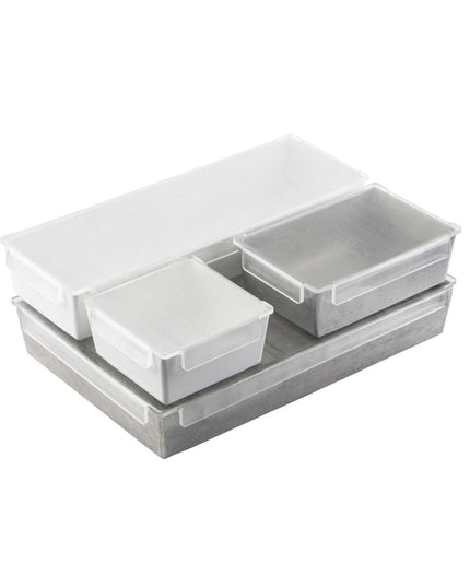 Tablecraft CW5034 Half Long Size Food Pan Cover - Acrylic, Translucent