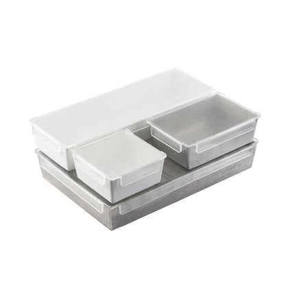Tablecraft CW5034 Half Long Size Food Pan Cover - Acrylic, Translucent