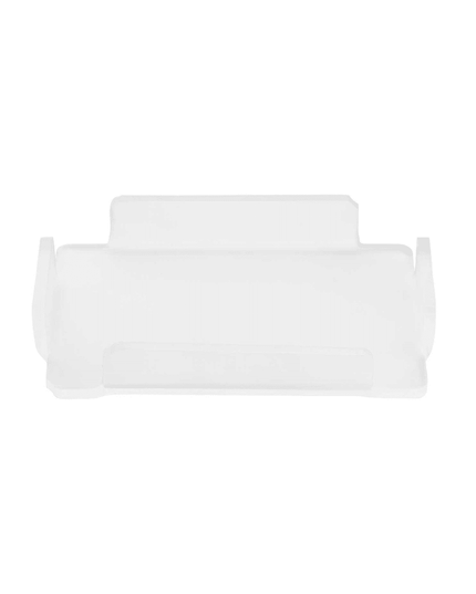 Tablecraft CW5038 Quarter Size Food Pan Cover - Acrylic, Translucent