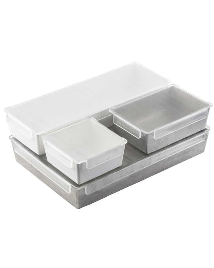Tablecraft CW5038 Quarter Size Food Pan Cover - Acrylic, Translucent