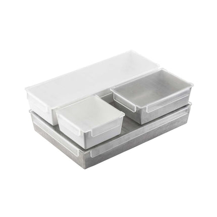 Tablecraft CW5038 Quarter Size Food Pan Cover - Acrylic, Translucent