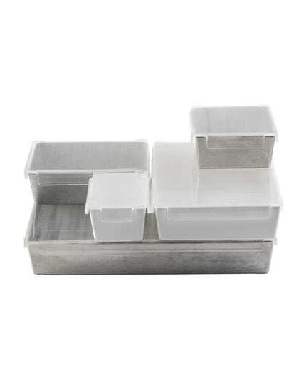 Tablecraft CW5040 Sixth Size Food Pan Cover - Acrylic, Translucent