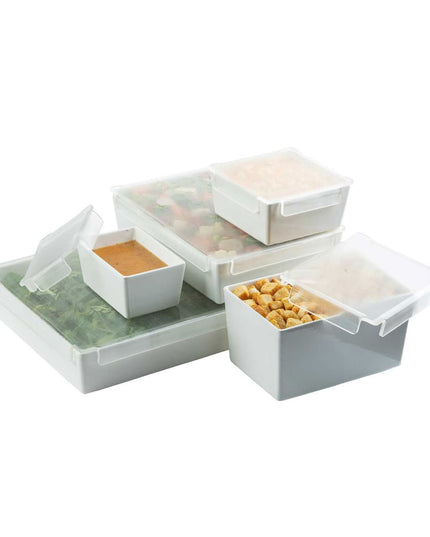 Tablecraft CW5040 Sixth Size Food Pan Cover - Acrylic, Translucent