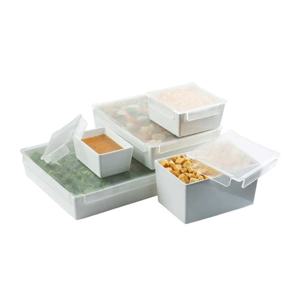 Tablecraft CW5040 Sixth Size Food Pan Cover - Acrylic, Translucent