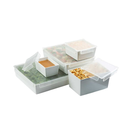 Tablecraft CW5042 Ninth Size Food Pan Cover - Acrylic, Translucent