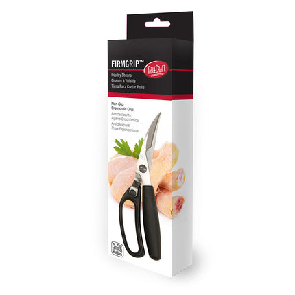 Tablecraft E6607 Poultry Shears w/ Ergonomic Soft Grip Handle