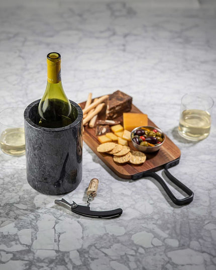 Dụng Cụ Mở Rượu Phục Vụ Tablecraft H1230C Kèm Dao Cắt Giấy Bạc & Đồ Khui Nắp Chai Đen