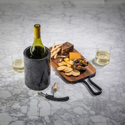 Dụng Cụ Mở Rượu Phục Vụ Tablecraft H1230C Kèm Dao Cắt Giấy Bạc & Đồ Khui Nắp Chai Đen