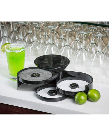 Dụng Cụ Tẩm Viền Ly 3 Tầng Tablecraft H633 Nhựa Đen