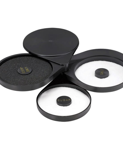 Dụng Cụ Tẩm Viền Ly 3 Tầng Tablecraft H633 Nhựa Đen