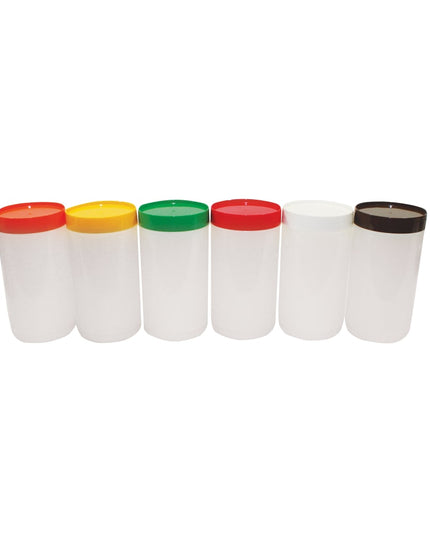 Bình Dự Trữ Polyethylene Tablecraft JC1032BR Nắp Mã Màu Nâu Cỡ Quart
