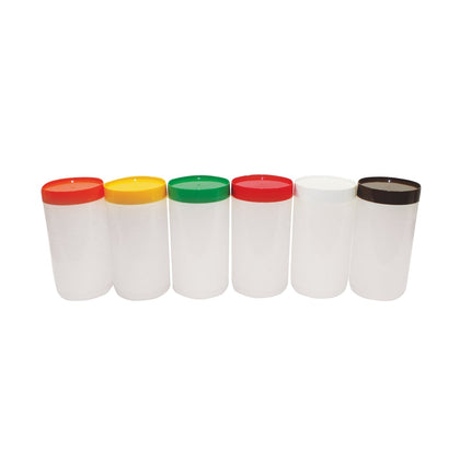 Bình Dự Trữ Polyethylene Tablecraft JC1032BR Nắp Mã Màu Nâu Cỡ Quart