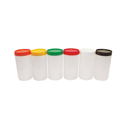 Bình Dự Trữ Polyethylene Tablecraft JC1032Y Nắp Mã Màu Vàng Cỡ Quart