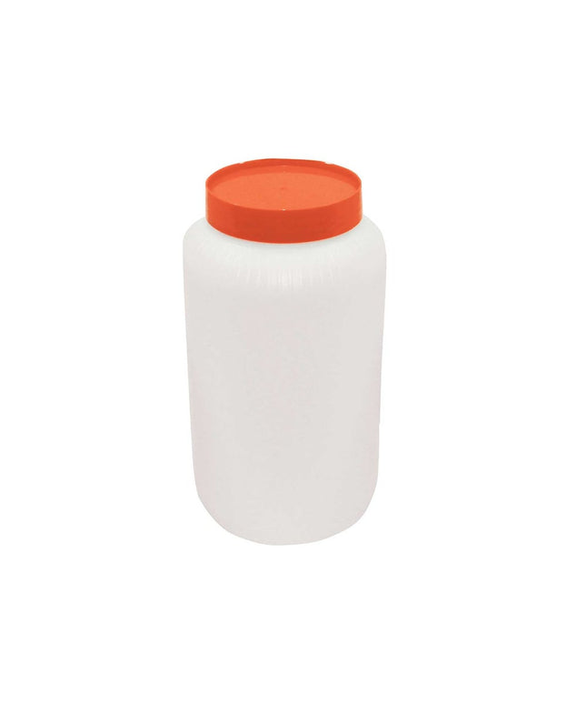 Bình Dự Trữ Polyethylene Tablecraft JC1064X Nắp Mã Màu Cam Cỡ Nửa Gallon