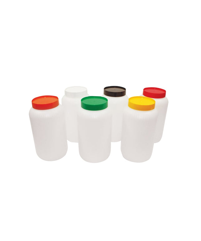 Bình Dự Trữ Polyethylene Tablecraft JC1064X Nắp Mã Màu Cam Cỡ Nửa Gallon