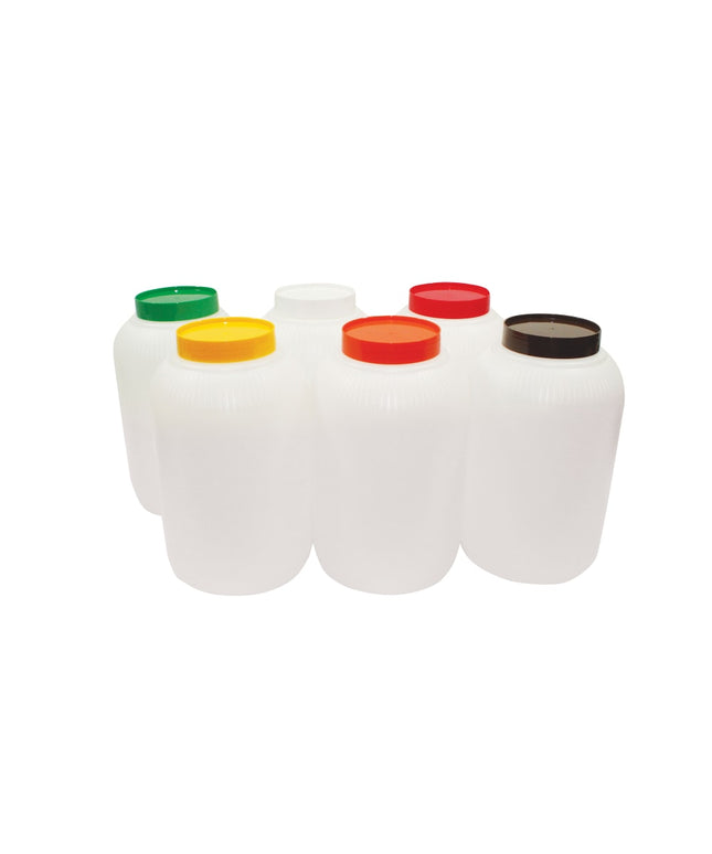 Bình Dự Trữ Polyethylene Tablecraft JC1128W Nắp Mã Màu Trắng Cỡ Gallon