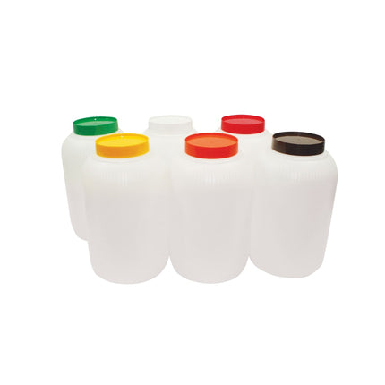 Bình Dự Trữ Polyethylene Tablecraft JC1128W Nắp Mã Màu Trắng Cỡ Gallon