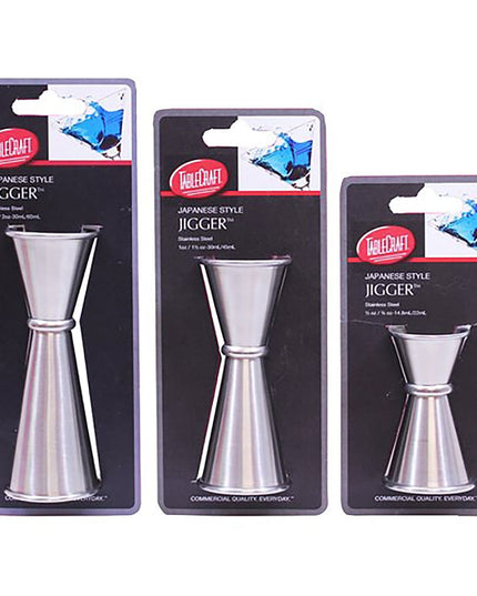 Ly Đong Đôi Kiểu Nhật Tablecraft JJ1205 - 30 ml & 45 ml, Thép Không Gỉ