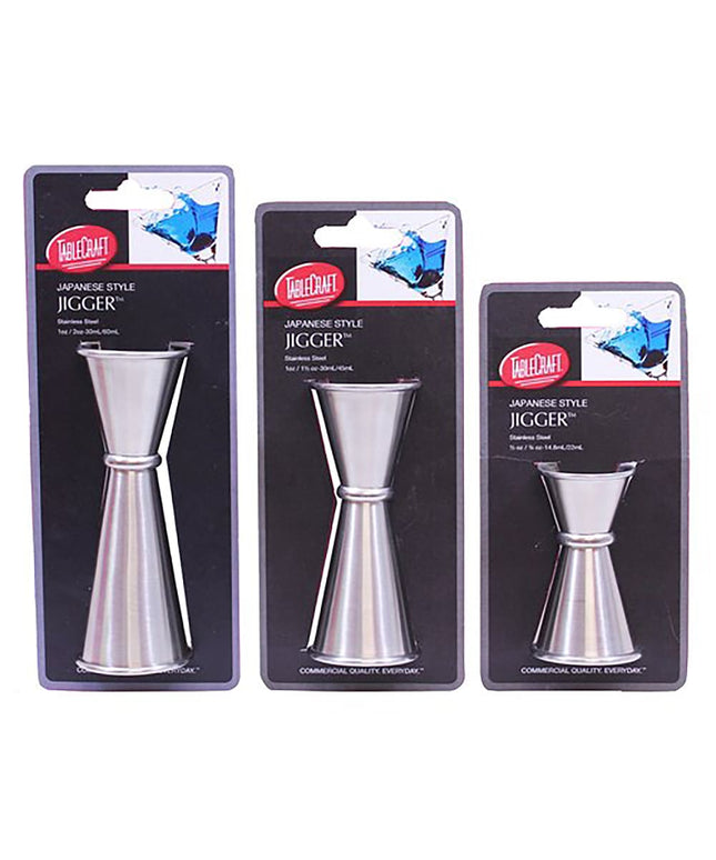 Ly Đong Đôi Kiểu Nhật Tablecraft JJ1205 - 30 ml & 45 ml, Thép Không Gỉ