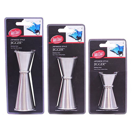 Ly Đong Đôi Kiểu Nhật Tablecraft JJ1205 - 30 ml & 45 ml, Thép Không Gỉ