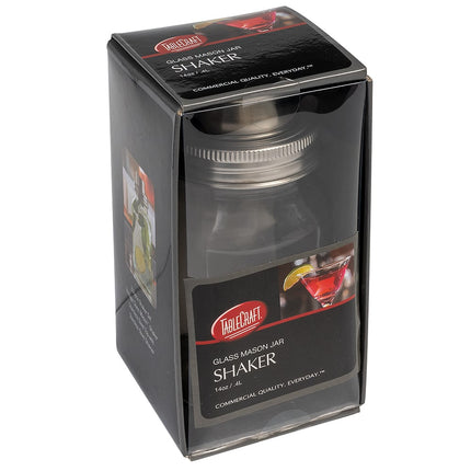 Bình Lắc Cocktail Thủy Tinh Tablecraft MJS14 Trong Suốt 414 ml