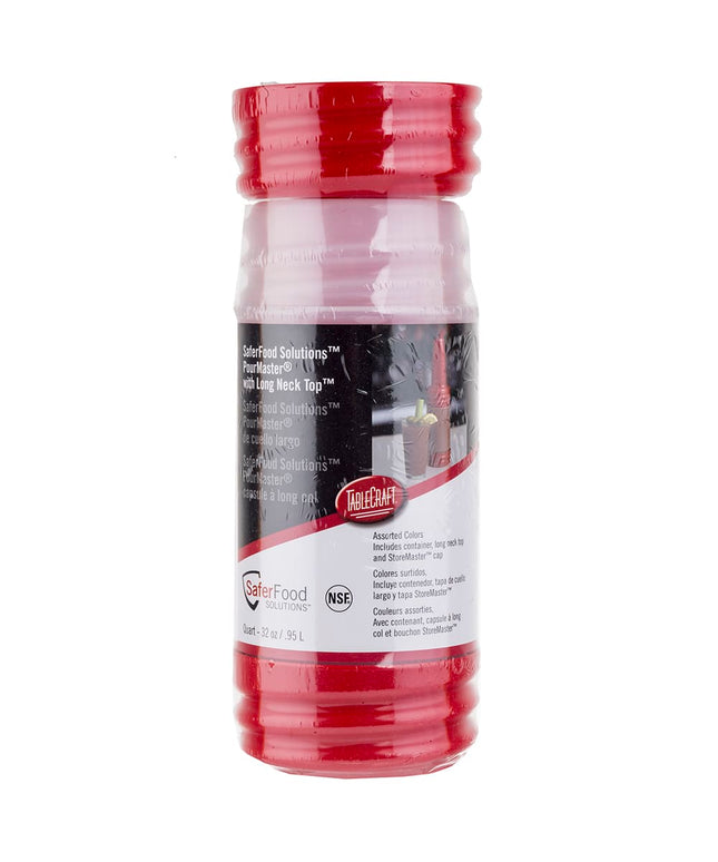 Bình Rót Tablecraft N32A PourMaster 0.9 lít Cổ Dài & Nắp Nhiều Màu