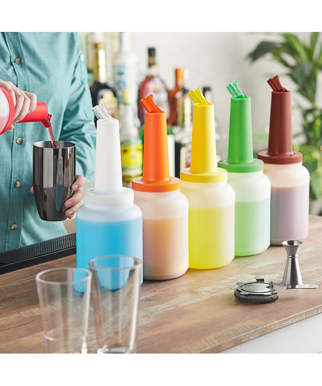 Bộ bình rót Choice 1,9 lít với cổ và nắp nhiều màu - Gói 6 cái