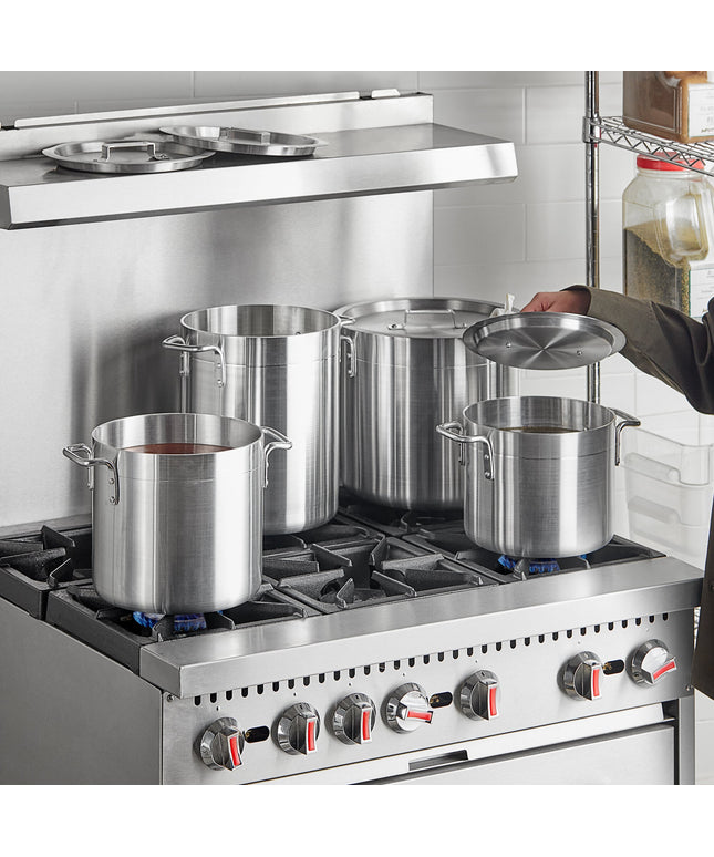 Bộ 8 món nồi nấu nước dùng nhôm tiêu chuẩn Choice - Nồi 7,6 lít, 11 lít, 15 lít, 19 lít kèm nắp