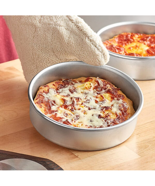 Khay pizza đế sâu nhôm Choice 18 x 5 cm