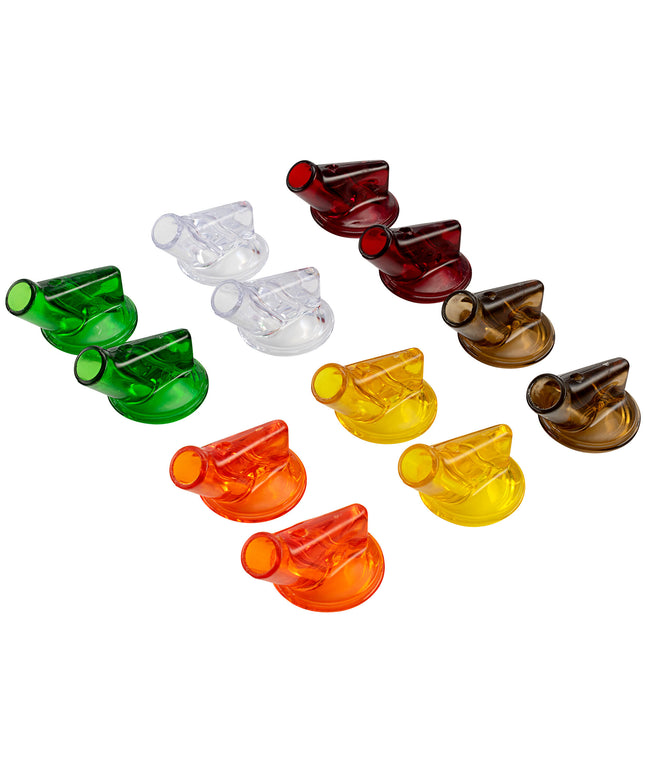 Bộ 12 vòi rót nhiều màu Carlisle Store N' Pour PS103AT00 - Gói 12 cái
