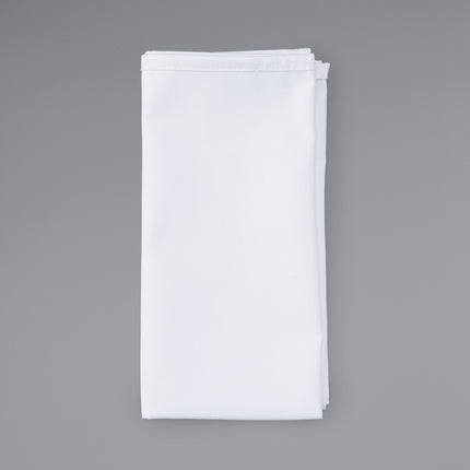 Khăn ăn trắng bằng polyester 100% Intedge 46 cm x 46 cm - Gói 12 cái