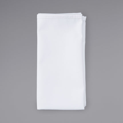 Khăn ăn trắng bằng polyester 100% Intedge 51 cm x 51 cm - Gói 12 cái