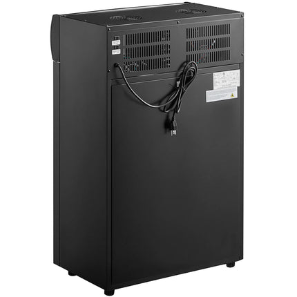 Tủ mát trưng bày để bàn màu đen Avantco CSM-4-HC cửa trượt kèm bảng quảng cáo