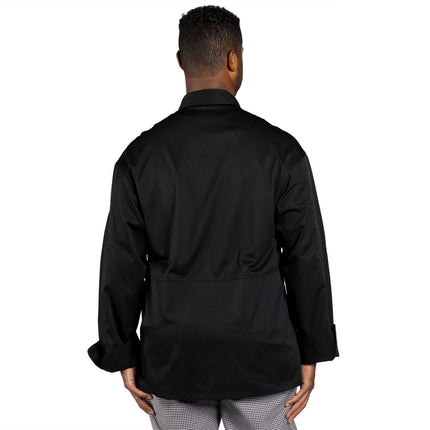 Áo bếp trưởng nhẹ thoáng khí Uncommon Chef Endeavor Pro Vent unisex màu đen lưng lưới 0704 - L