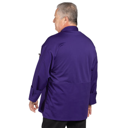 Áo bếp dài tay lưới lưng màu nho Uncommon Chef Endeavor Pro Vent 0704 - Size 3XL