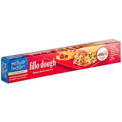 Bột phyllo dạng tấm Fillo Factory #4 30 x 43 cm 454 g - Thùng 12 gói