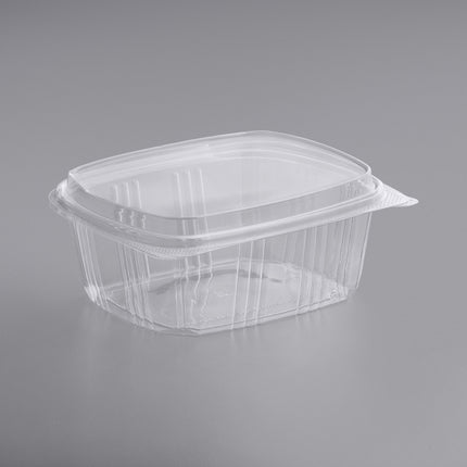 Choice Hộp Đựng Đồ Ăn Mang Đi Nắp Bản Lề Cao Nhựa RPET Tái Chế 32 oz Trong Suốt Nắp Vòm 200/Case