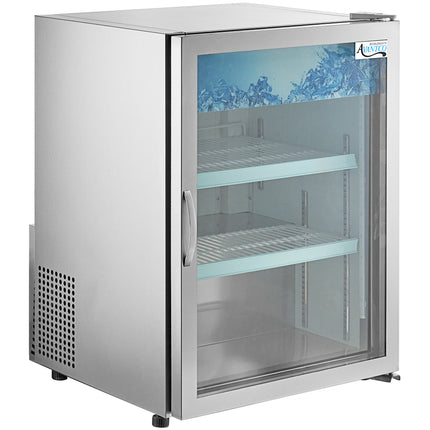 Tủ mát trưng bày để bàn thép không gỉ cửa bản lề Avantco CRM-5-HC - 110,4 lít