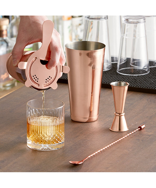 Bộ bình lắc cocktail đồng Acopa 4 món 473 ml